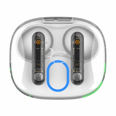 Slušalke White Shark Hyperbeat GEB-TWS37, bele