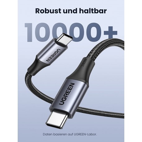 Polnilni kabel UGREEN 240W USB-C v USB-C, 2M