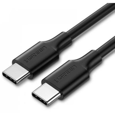 Kabel UGREEN USB 2.0 USB-C na USB-C 0,5m (črn) - polybag