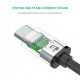Kabel UGREEN USB 2.0 USB-C na USB-C 0,5m (črn) - polybag