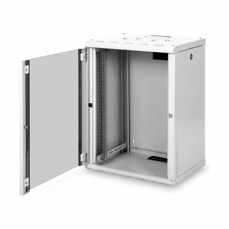 Zidni kabinet Digitus 16U 820 600x450 siv sestavljen, DN-19 16-U