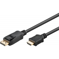 Kabel DisplayPort 1.2 - HDMI 2.0 2m, Goobay