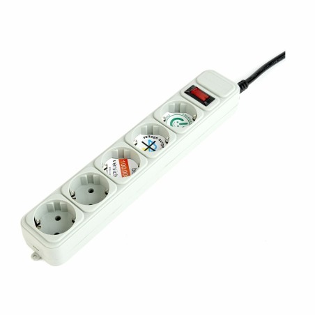 Gembird prenapetostna zaščita 5x220V 1,8 m s stikalom bela SPG3-B-6C