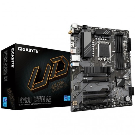 Matična plošča GIGABYTE B760 DS3H AX, DDR5, WiFi, LGA1700 ATX