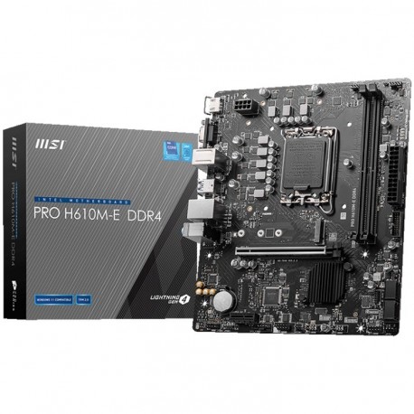 Matična plošča MSI PRO H610M-E DDR4, mATX