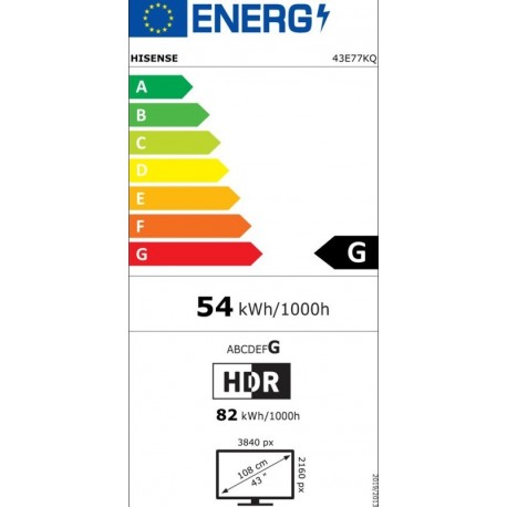 Televizor HISENSE 43E77KQ