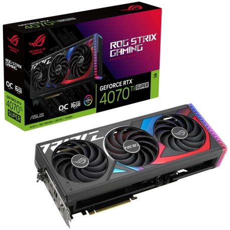 Grafična kartica ASUS ROG Strix GeForce RTX 4070 Ti SUPER OC 16GB