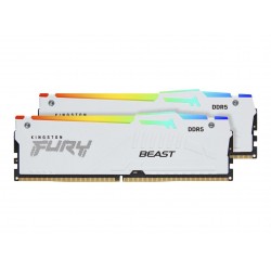 Pomnilnik DDR5 32GB (2x16GB) 6000 FURY Beast White RGB EXPO