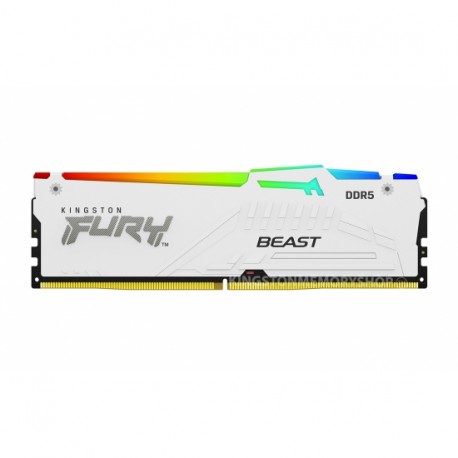 Pomnilnik DDR5 32GB 6000 FURY Beast White RGB XMP
