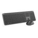 Tipkovnica in miška Logitech Signature Slim Combo MK950, grafitna