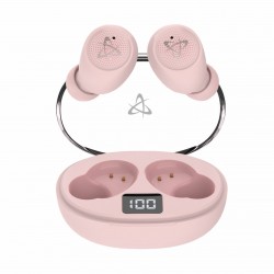 Slušalke z mikrofonom SBOX, roza, bluetooth, EB-TWS115