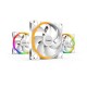 Ventilator BE QUIET! LIGHT WINGS (BL102) RGB 140mm 4-pin PWM, beli