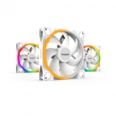 Ventilator BE QUIET! LIGHT WINGS (BL102) RGB 140mm 4-pin PWM, beli