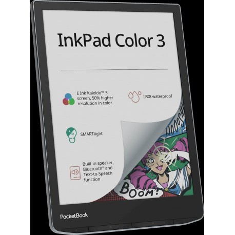 E-bralnik PocketBook InkPad Color 3, moder