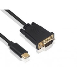 Kabel USB-C v VGA, 1080p 60Hz, 1.8m, Ewent EC1052