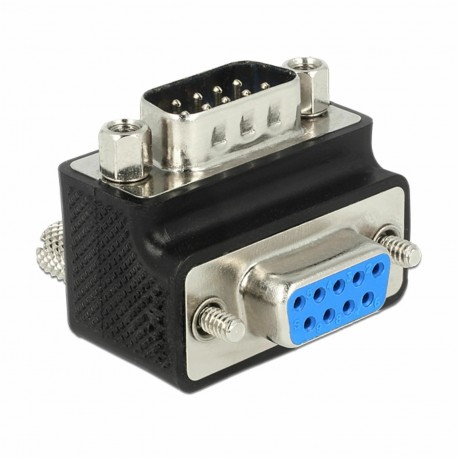 Adapter Delock kotni DB9 - DB9Ž 90°, 65593