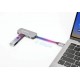 Priključna postaja MANHATTAN 3-v-1 USB-C v HDMI sive barve
