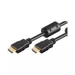 Kabel HDMI - HDMI 10m, Ferrite, Goobay 2.0