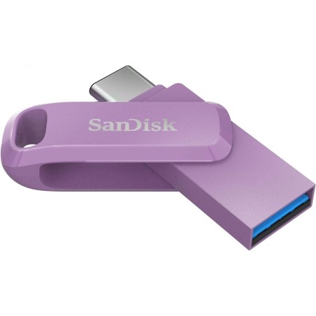 USB ključek 128GB SanDisk Ultra Dual GO, vijoličen