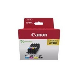 Črnilo CANON CLI-551 4-pack, CMYK