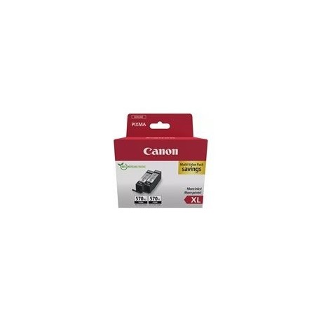 Črnilo CANON PGI-570XL, dvojno pakiranje, črna
