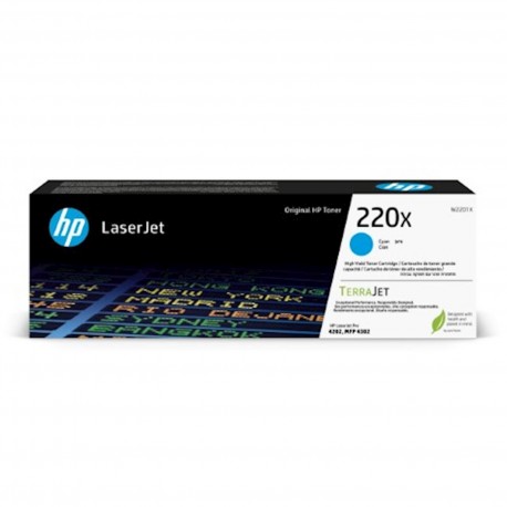 Toner HP 220X za LJ PRO 4202/MPF 4302, cyan