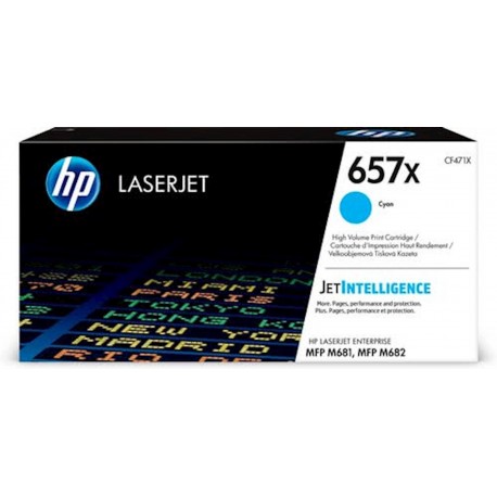 Toner HP 657X za LJ M681/682, cyan