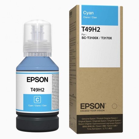 Črnilo EPSON Cyan za Supercolor T3100X, C13T49H20N