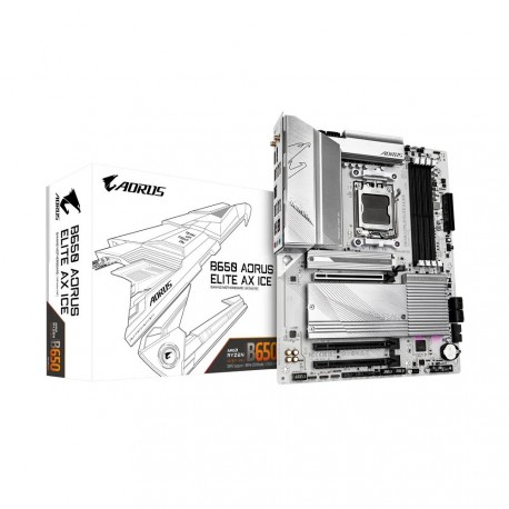 Matična plošča GIGABYTE B650 AORUS ELITE AX ICE, DDR5, AM5, ATX