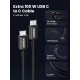 Ugreen 130W USB C avtomobilski polnilec, 3-portni