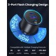 Ugreen 130W USB C avtomobilski polnilec, 3-portni