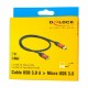 Kabel Delock USB-A 3.0 v microUSB-B, 1m