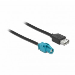 Kabel Delock HSD ženski v USB-A ženski, 1m