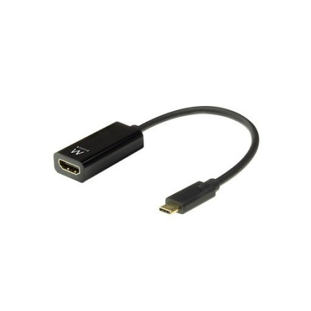 Adapter Ewent EW9823, USB-C v HDMI 4K, črn