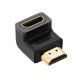 Adapter Ugreen 20109, HDMI moški na HDMI ženski, kotni