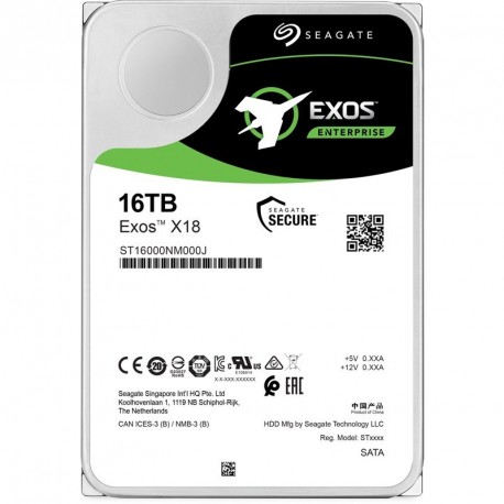 Trdi disk 3,5 16TB 7200 SATA3 256MB SEAGATE Exos X18, ST16000NM000J