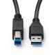 Kabel MicroConnet USB A-B 3.0, 1m