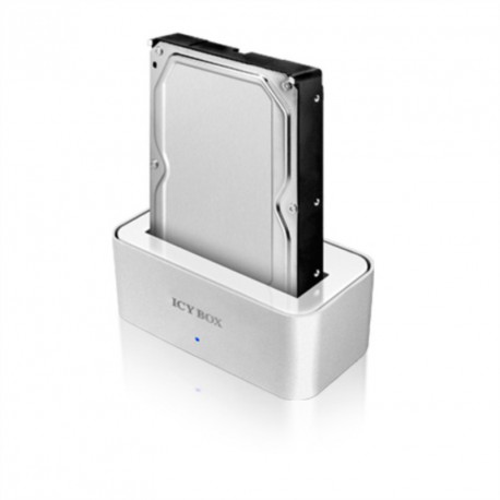 Namizni čitalec diskov USB 3.0 za SATA 2.5/ 3.5" IcyBox IB-111StU3-Wh