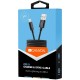 Kabel CANYON CFI-3, Lightning v USB kabel za Apple, pleten, 1m, črn