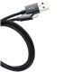 Kabel CANYON CFI-3, Lightning v USB kabel za Apple, pleten, 1m, črn