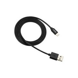 Kabel CANYON MFI-1, Lightning v USB kabel za Apple, 1m, črn