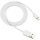 Kabel CANYON MFI-1, Lightning v USB kabel za Apple, 1m, bel