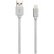 Kabel CANYON MFI-3, Lightning v USB kabel za Apple, 1m, biserno bel