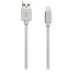 Kabel CANYON MFI-3, Lightning v USB kabel za Apple, 1m, biserno bel