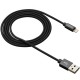 Kabel CANYON MFI-3, Lightning v USB kabel za Apple, 1m, črn