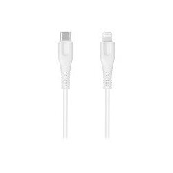 Kabel CANYON MFI-4, Lightning v USB-C kabel za Apple, 1.2m, bel