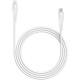 Kabel CANYON MFI-4, Lightning v USB-C kabel za Apple, 1.2m, bel