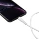 Kabel CANYON MFI-4, Lightning v USB-C kabel za Apple, 1.2m, bel