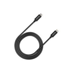 Kabel CANYON UC-44, USB-C 4.0, 1m, črn