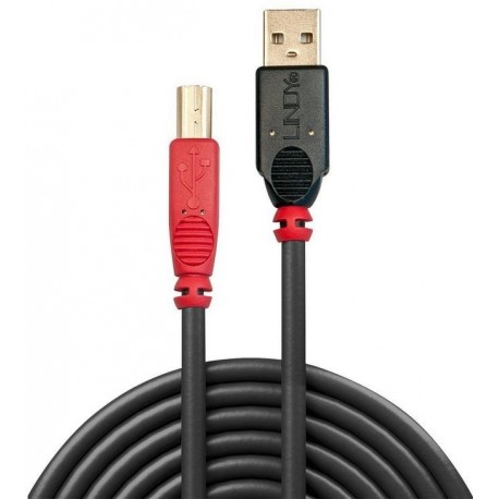 Kabel Lindy USB-A na B, 2.0, 10m, aktivni podaljšek